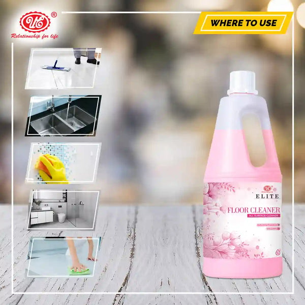 Disinfectant Floor Cleaner Liquid Bottle For Any Surface UE