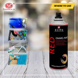 Red Enamel Paint Spray
