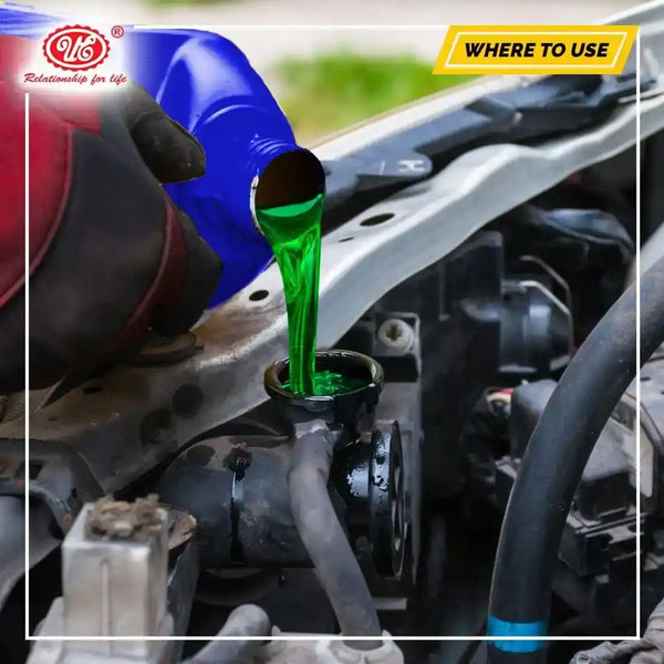 Green Radiator Coolant Antifreeze Mix Ratio 14 UE Autotech