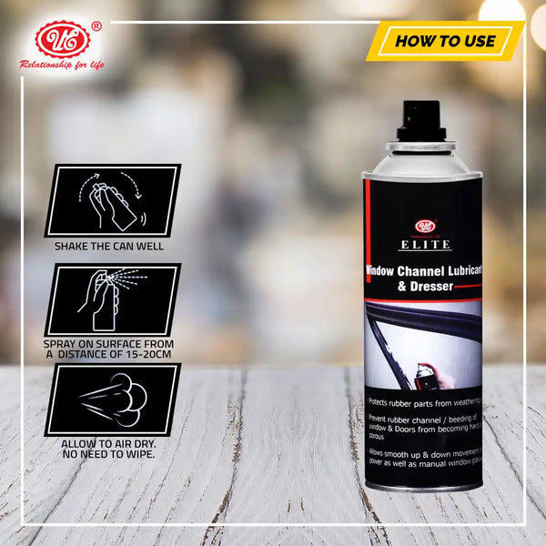 Window Channel Lubricant Spray Smooth Window 250 ML