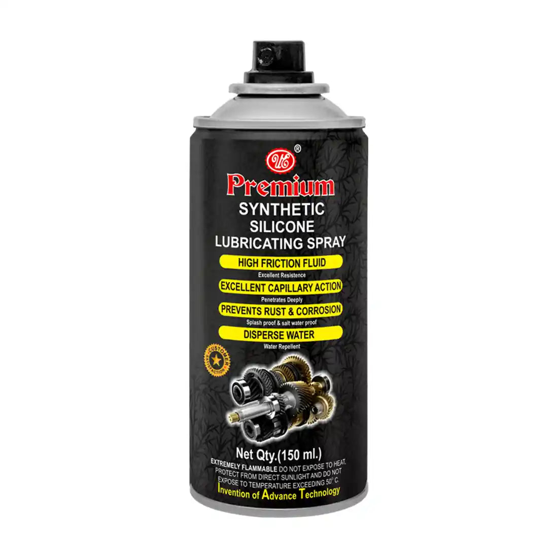Premium Synthetic Silicone Lubricating Spray For Car, Home, Office & I Premium Synthetic Silicone Lubricating Spray For Car, Home, Office & I