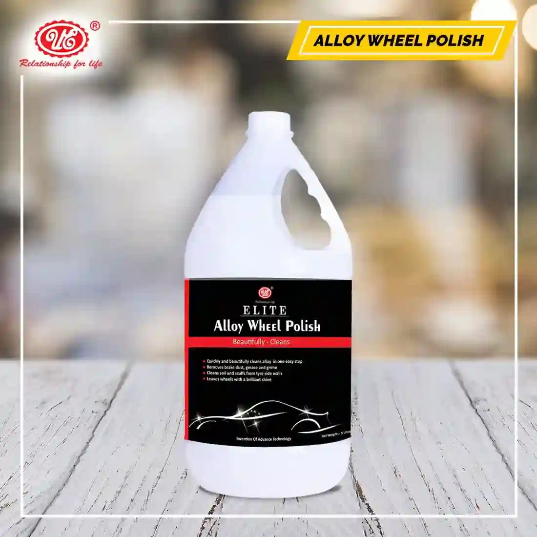 Alloy Wheel Polish Cleaner Liquid Spray - UE Autotechs