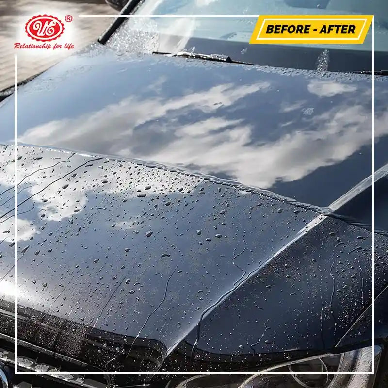 Car wax best sale before and after