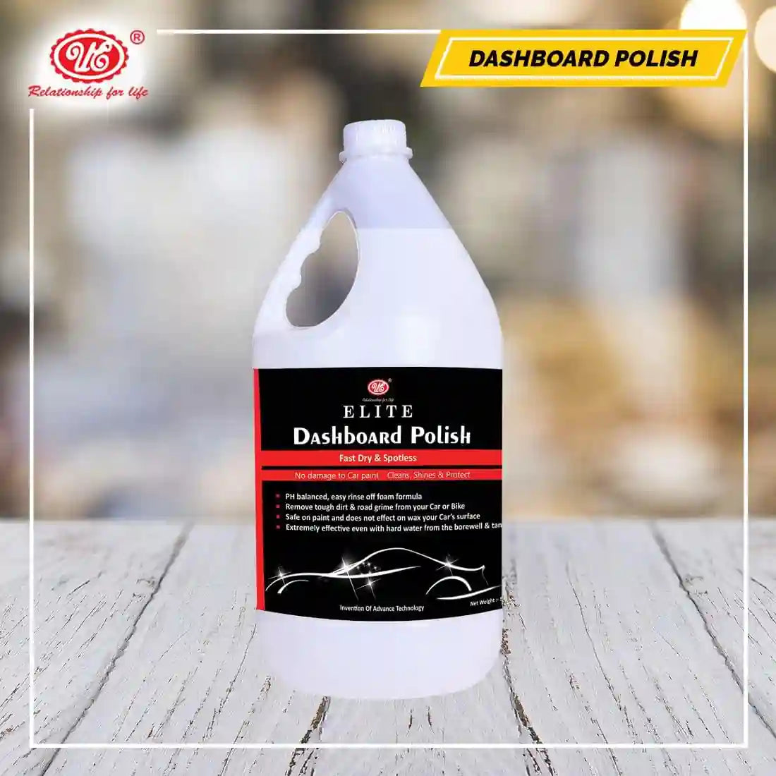 Ultra Shine Dashboard Polish Cleaner Dresser UE Autotech