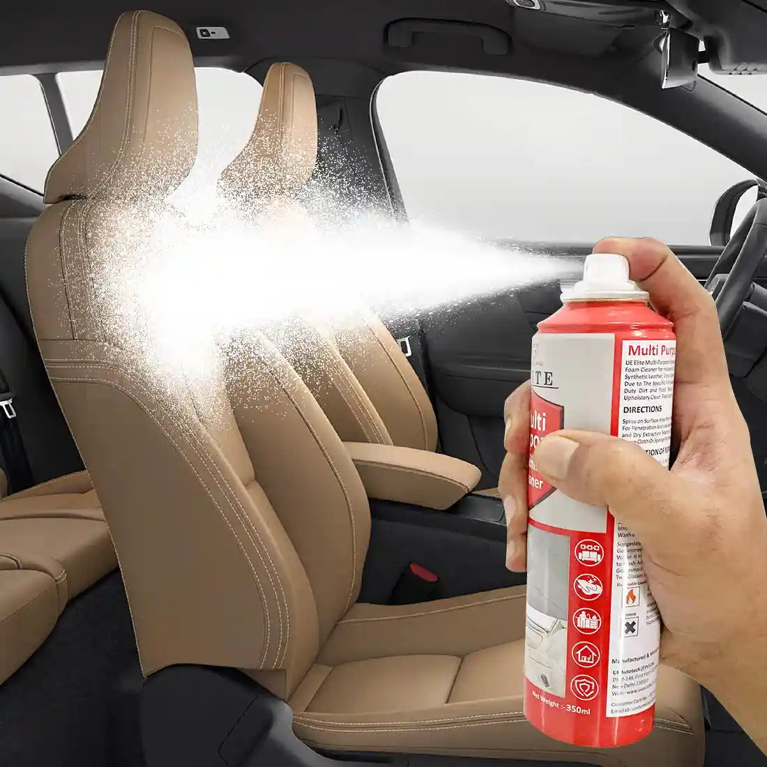 Car Seat Cleaner Vehicle Magic Foam Cleaner Spray Powerful Stain