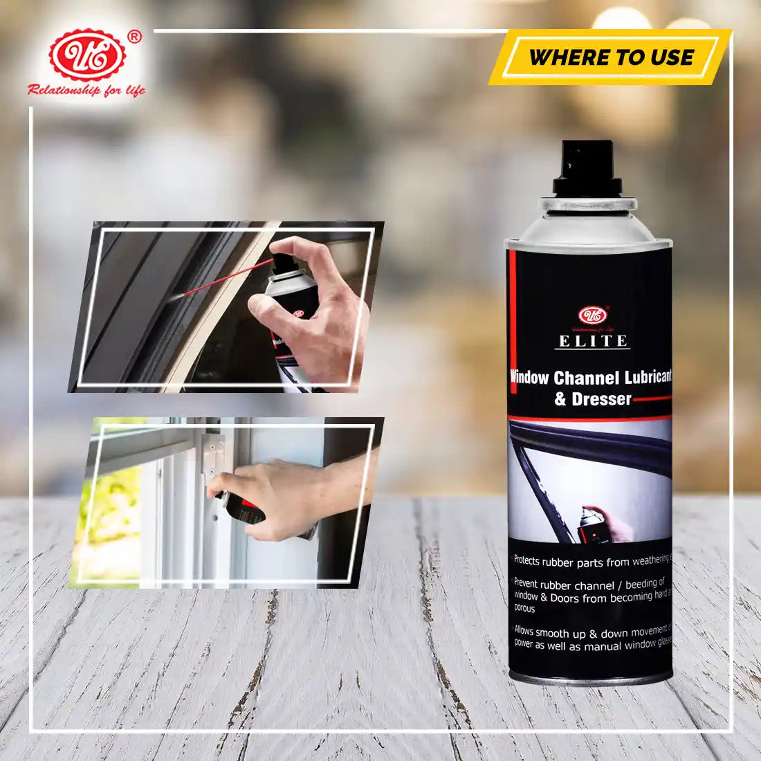 Window Channel Lubricant Spray Smooth Window - 250 ML Window Channel Lubricant Spray Smooth Window - 250 ML